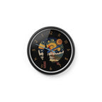 Starry Night reverse wall clock post impressionist art inspired counter clockwise by Umdah Crafts Pakistan