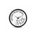 Whatever I'm Late Whimsical Reverse Wall Clock