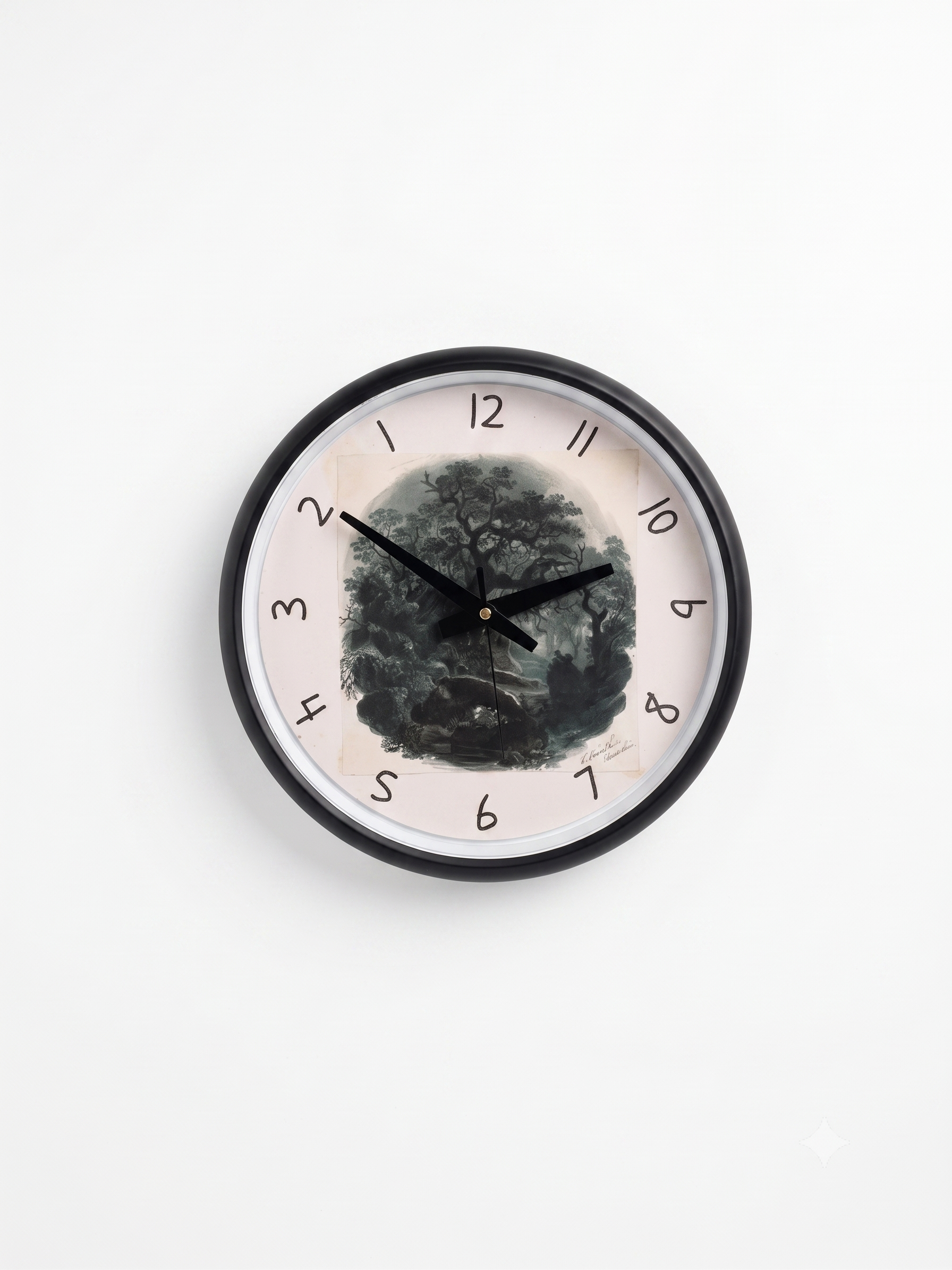 Enchanted Etching Reverse Clock