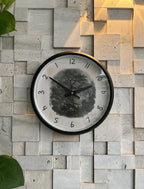 Enchanted Etching reverse wall clock mounted on wall home decor Pakistan