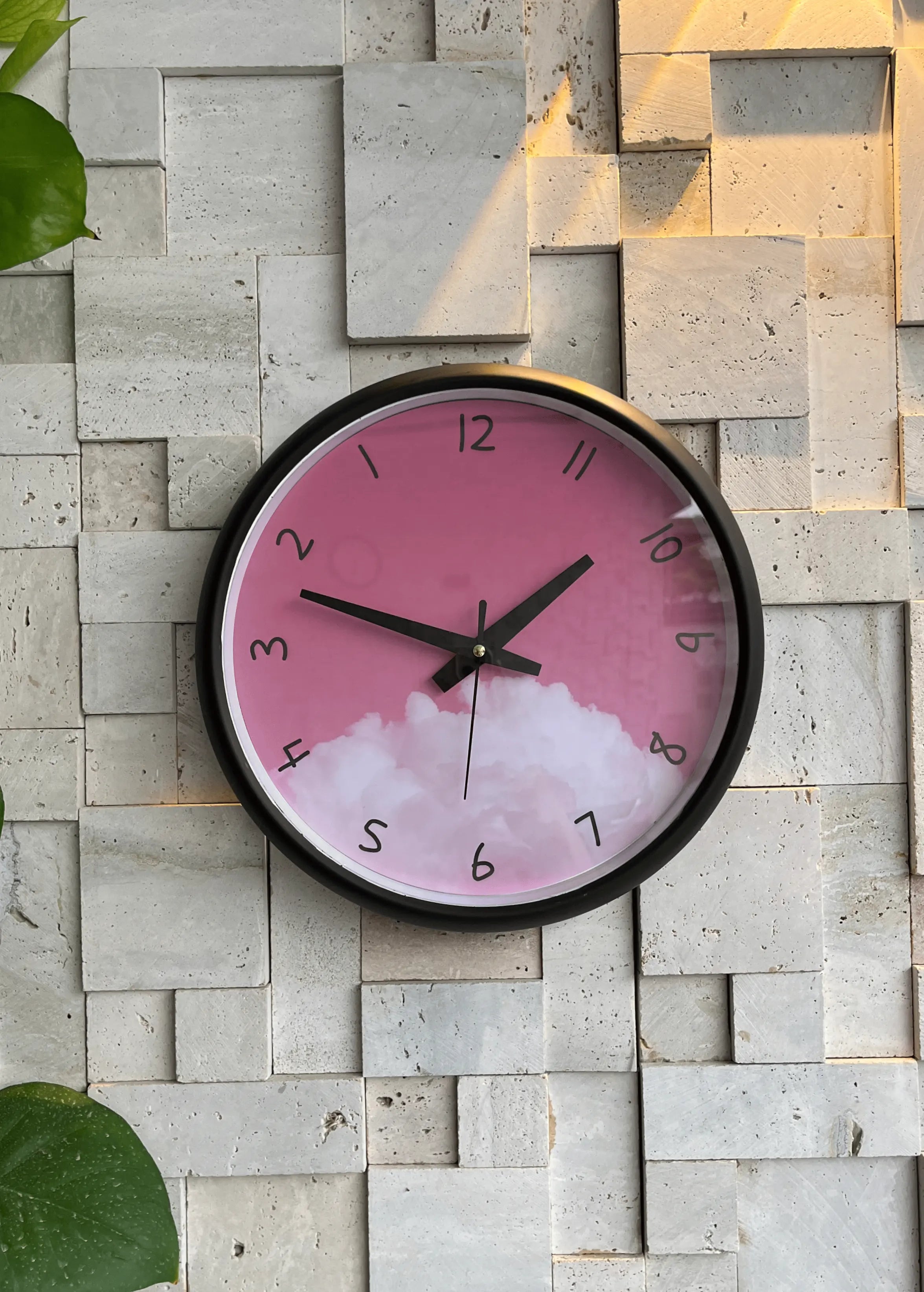 Daydream Dial reverse wall clock mounted in home interior Pakistan