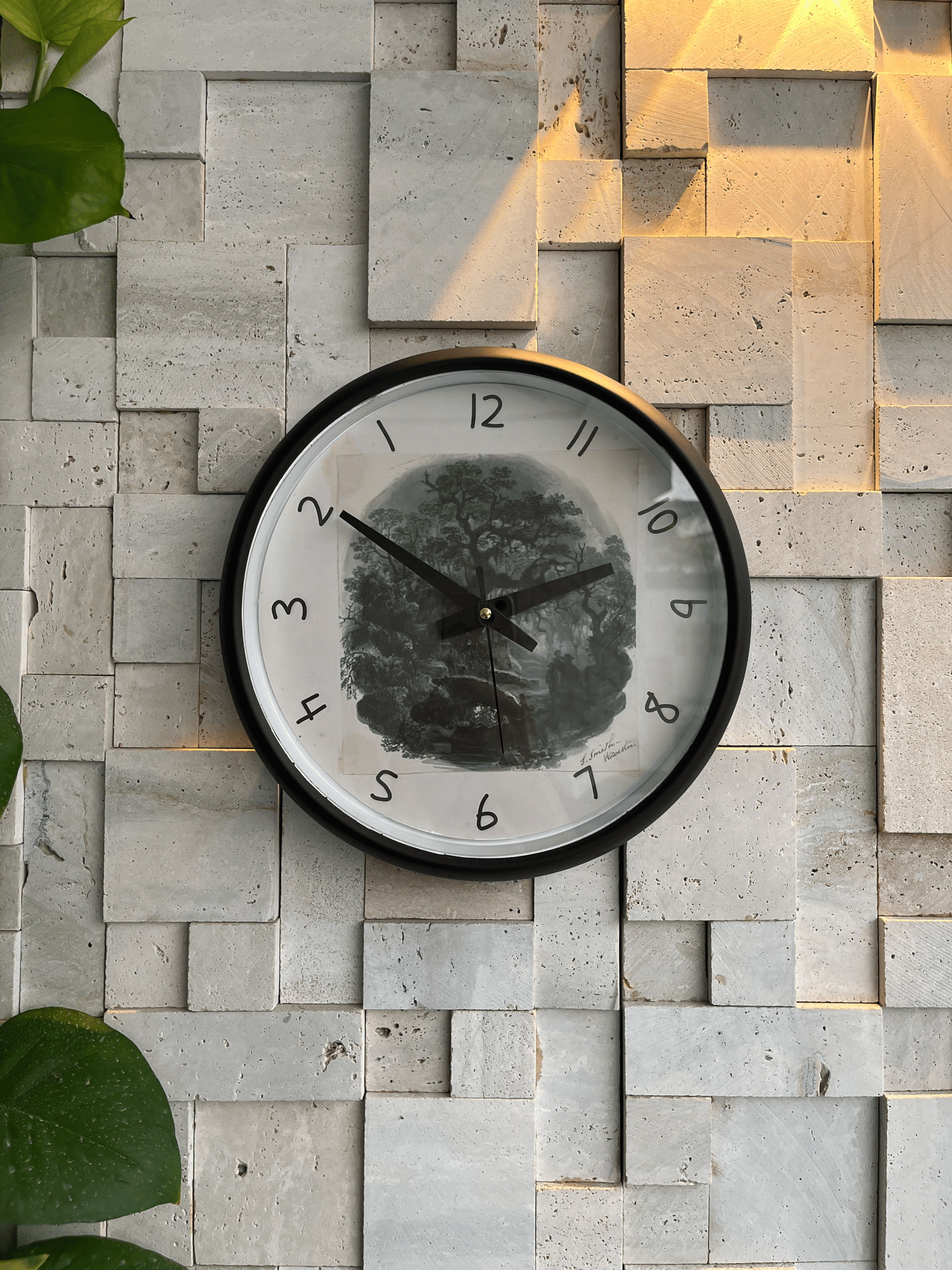 Enchanted Etching Reverse Clock