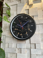 Cosmic Orbit reverse wall clock mounted in home setting Pakistan