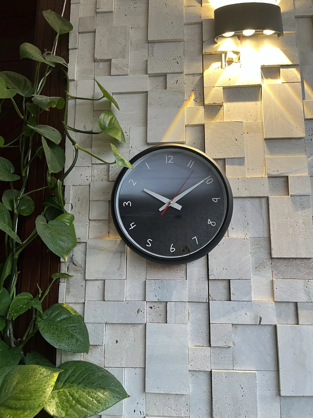Misty Ocean reverse clock close up showing soft blue sea green misty dial design