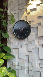 Misty Ocean Reverse Wall Clock