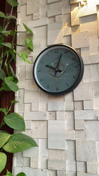 Nature's Groove Reverse Wall Clock